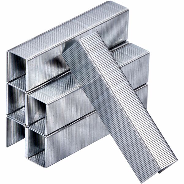 Bostitch 5/8" Heavy Duty Premium Staples - Heavy Duty - 5/8" (15.88 mm) Leg - 1/2" (12.70 mm) Crown - Holds 130 Sheet(s) - Chisel Point - Silver - High Carbon Steel - 0.80" (20.32 mm) Height x 2.70" (68.58 mm) Width x 3.04" (77.22 mm) Length - 1000 / Box