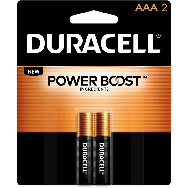 Duracell CopperTop Batteries "AAA" - For Multipurpose - AAA - 1.5 V DC - 10 Year Shelf Life - 2 / Pack