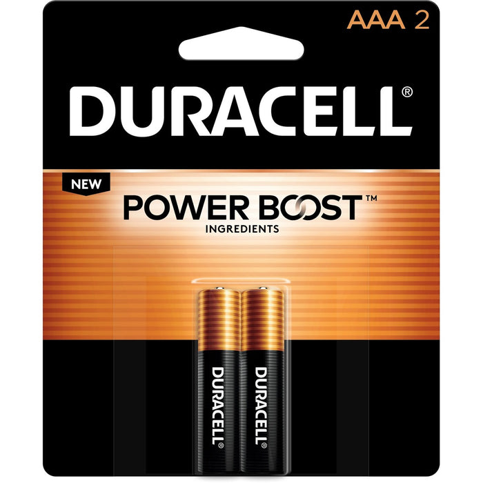 Duracell CopperTop Batteries "AAA" - For Multipurpose - AAA - 1.5 V DC - 10 Year Shelf Life - 2 / Pack