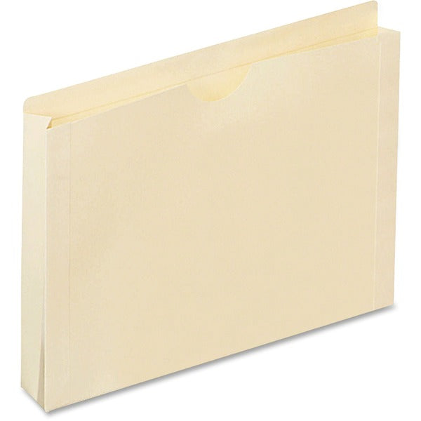 Pendaflex Letter Recycled File Jacket - 8 1/2" (215.90 mm) x 11" (279.40 mm) - 1" (25.40 mm) Expansion - 11 pt. (3.87 mm) - Manila - 50 / Box