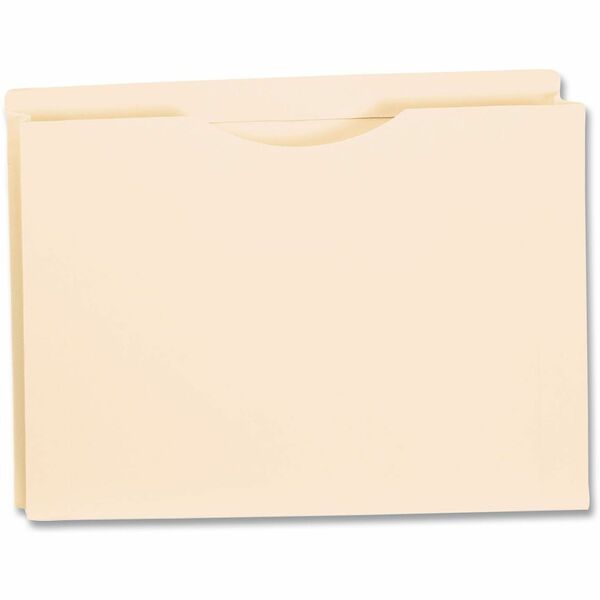 Pendaflex Straight Tab Cut Legal Recycled File Jacket - 8 1/2" (215.90 mm) x 14" (355.60 mm) - 2" (50.80 mm) Expansion - 11 pt. (3.87 mm) - Manila - Manila - Double-ply Reinforced Top, Reinforced Tab - 10% Recycled - 1 Each