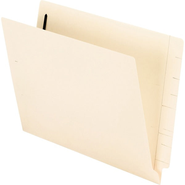 Pendaflex Letter Recycled End Tab File Folder with Fastener - 8 1/2" (215.90 mm) x 11" (279.40 mm) - 3/4" (19.05 mm) Expansion - 2 Fastener(s) - 2" (50.80 mm) for Folder - End Tab Location - 11 pt. (3.87 mm) - 2 Plys - Manila - Heavyweight Cover, Reinforc