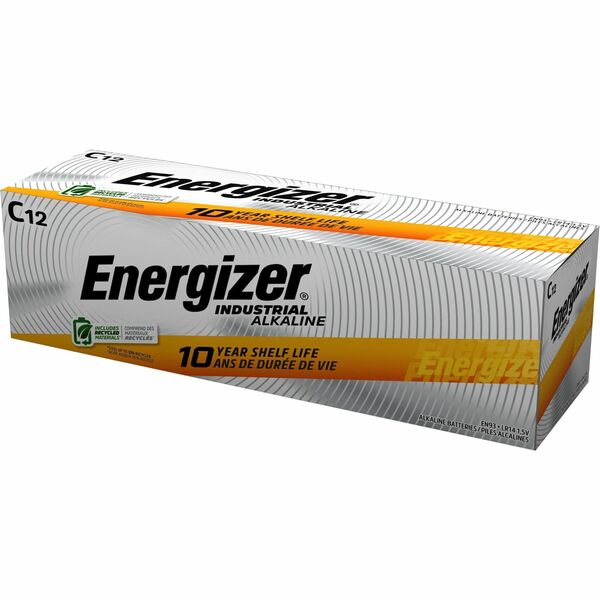 Energizer Industrial Battery - For Electronics, Construction, Facility Maintenance, Medical Center, Office, Classroom - CsapceShelf Life - 1 Pack
