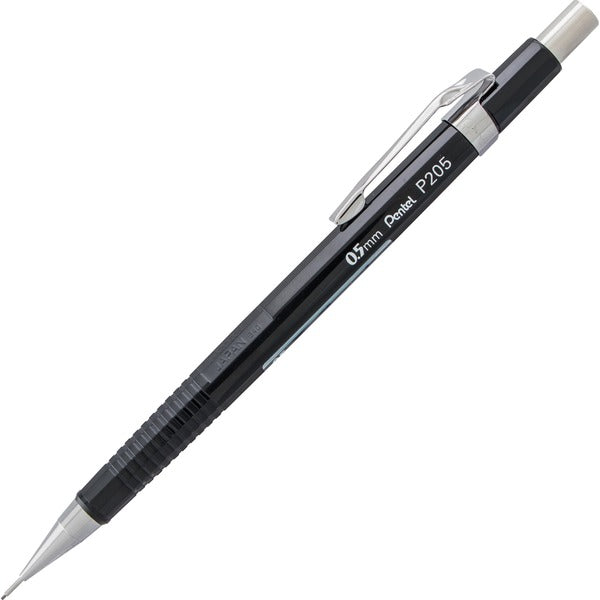 Pentel Sharp Automatic Pencils - 0.5 mm (0.02") Lead - #2 - Refillable - Black Barrel - 1 Each