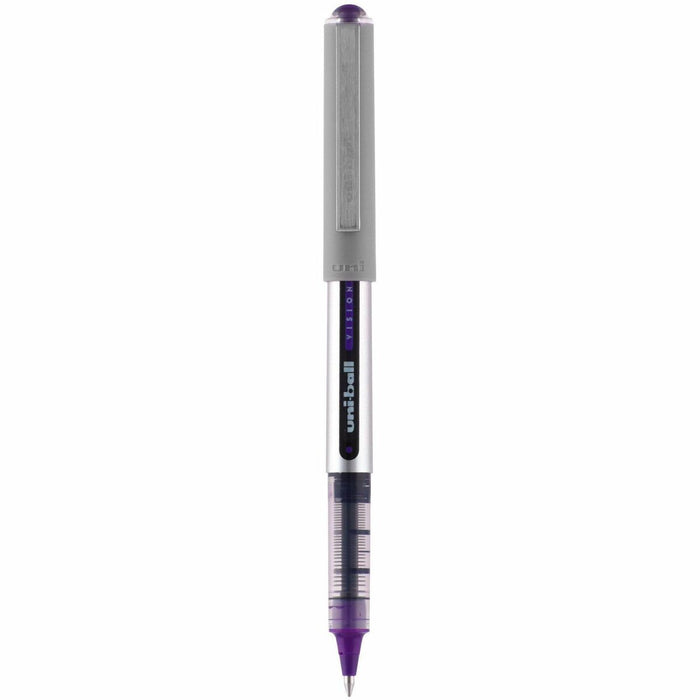 uniball Vision Fine Rollerball Pens - Purple Ink - 1 / Each