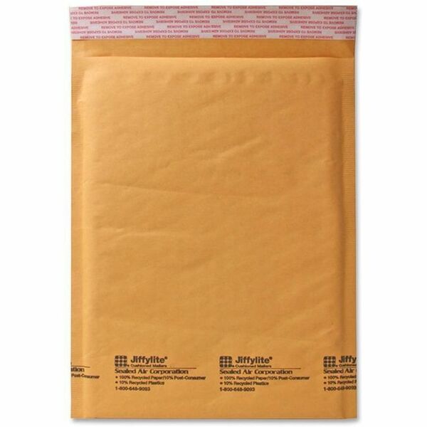 Sealed Air JiffyLite Cellular Cushioned Mailers - Bubble - #2 - 8 1/2" (215.90 mm) Width x 12" (304.80 mm) Length - Peel & Seal - Kraft - Kraft - 100 / Carton