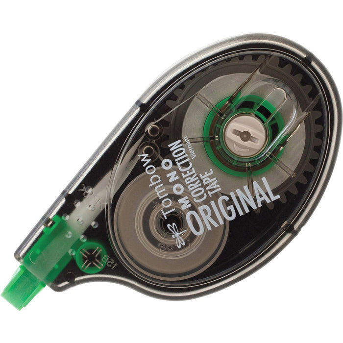 Tombow Original Mono Correction Tape - 0.16" (4 mm) Tape Width x 32.8 ft (10 m) Tape Length - 1 Line(s) - White Tape - Ergonomic Dispenser - Non-refillable - White - 1 Each