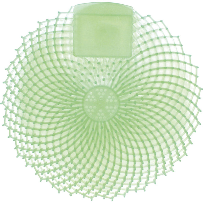 Genuine Joe Eclipse Anti-Splash Deodorizing Urinal Screen - Anti-splash - 1 Dozen - Green