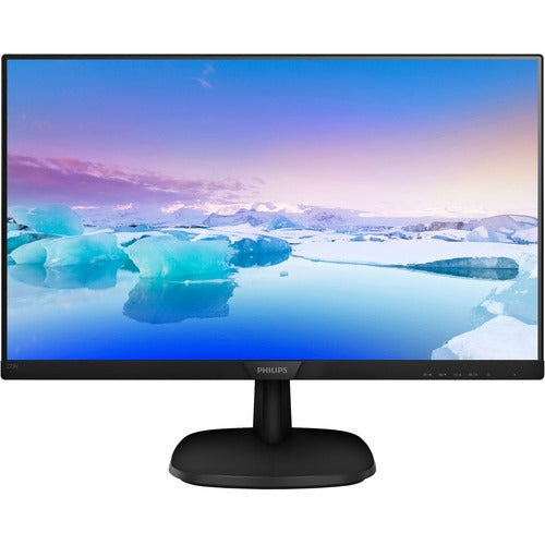 Philips 273V7QJAB 27" Class Full HD LCD Monitor - 16:9 - Textured Black - 27" Viewable - In-plane Switching (IPS) Technology - WLED Backlight - 1920 x 1080 - 16.7 Million Colors - 250 cd/m² - 5 ms GTG - 75 Hz Refresh Rate - HDMI - VGA - DisplayPort