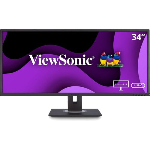 ViewSonic Graphic VG3456 34" Class UWQHD LED Monitor - 21:9 - Black - 34" Viewable - Multi-domain Vertical Alignment (MVA) - LED Backlight - 3440 x 1440 - 1.07 Billion Colors - FreeSync - 300 cd/m² - 25 ms GTG (OD) - 75 Hz Refresh Rate - HDMI - Displ